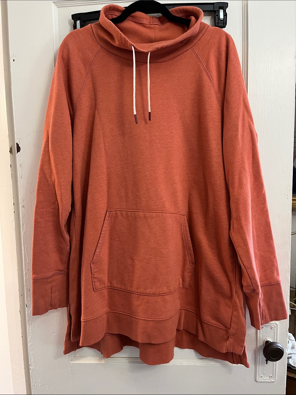 tek gear Rust Cowl-Neck Pullover Hoodie